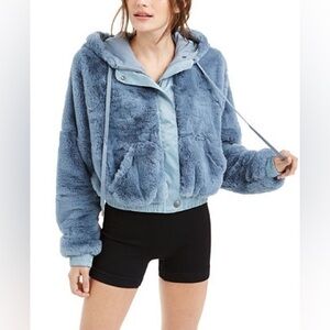 free people // fp movement | love it soft faux fur hoodie jacket | medium